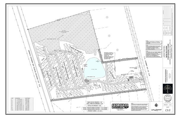 [Layout Plan for New RV Park for Rodney Cain]
