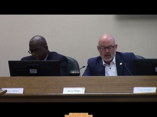 1. Call to Order, Pledge and Invocation, 2025-06-30 @ GLPC, LAKE video