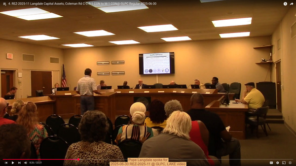 [Pope Langdale spoke for REZ-2025-11]