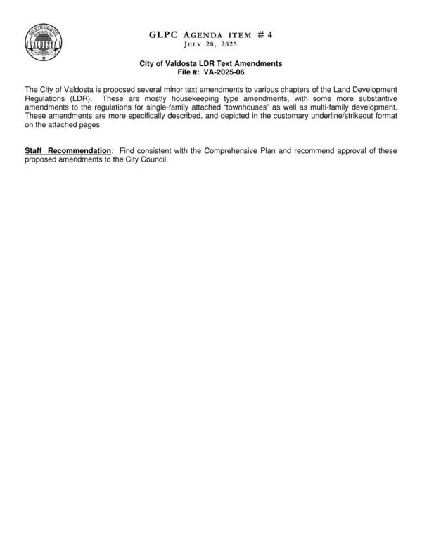 [These are mostly housekeeping type amendments, with some more substantive amendments to the regulations for single-family attached “townhouses” as well as multi-family development.]