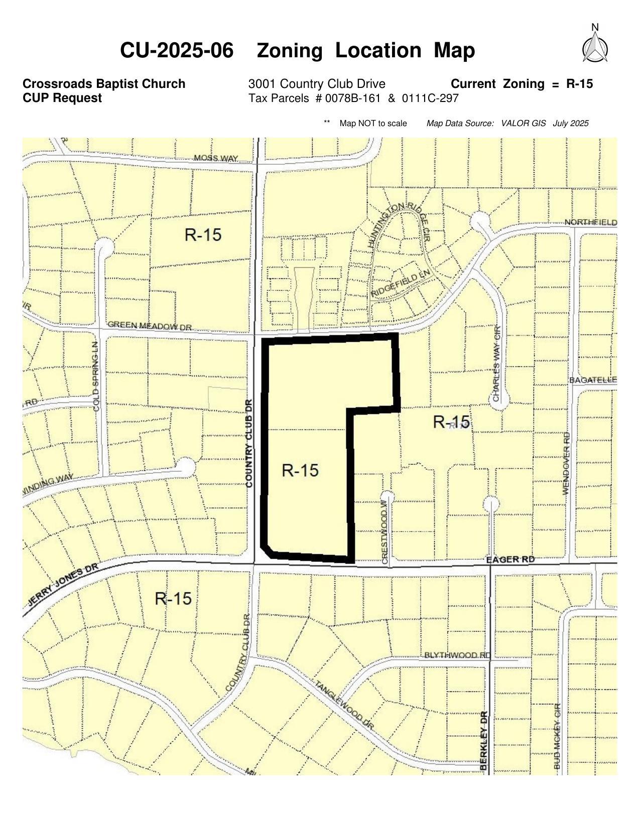Zoning Location Map