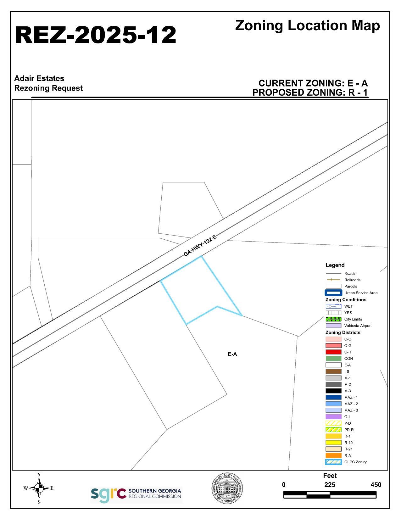 Zoning Location Map