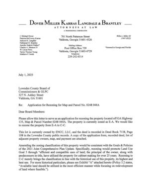[Application for rezoning]