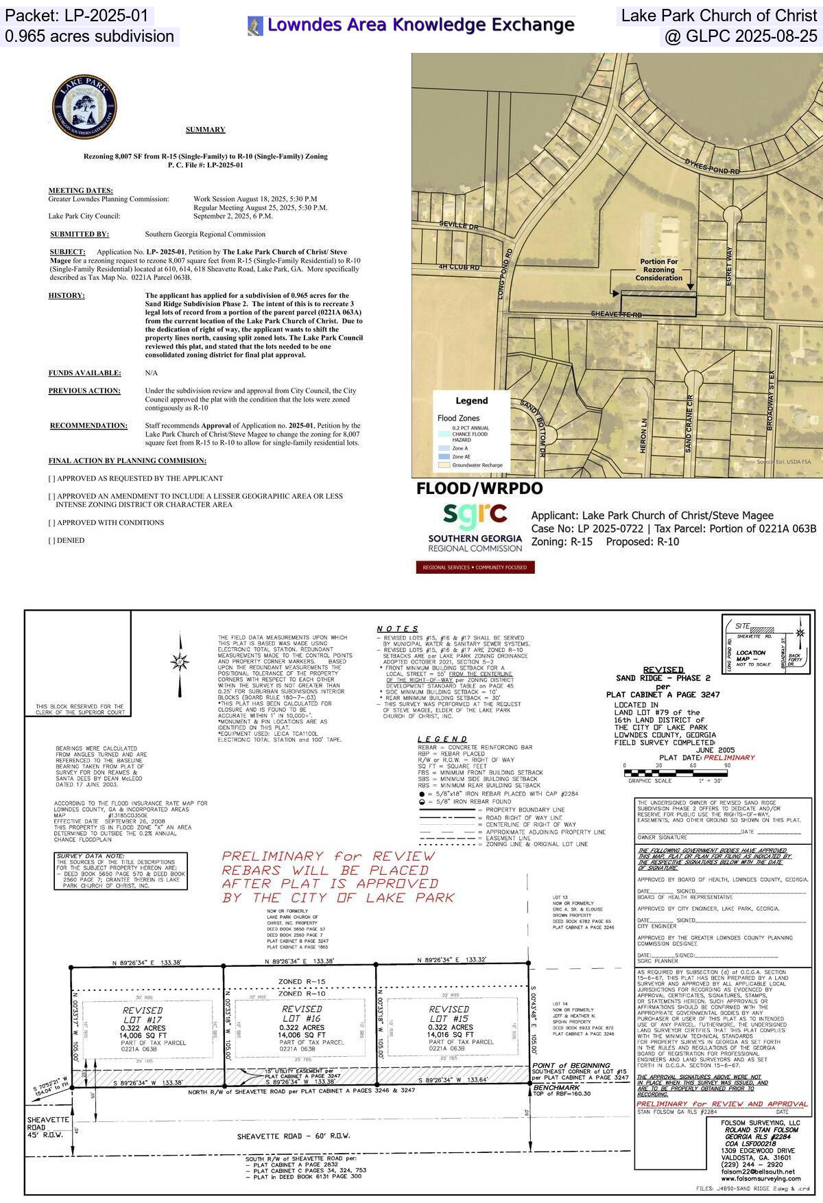 [Collage of LP-2025-01, Lake Park Church of Christ @ GLPC 2025-08-25]