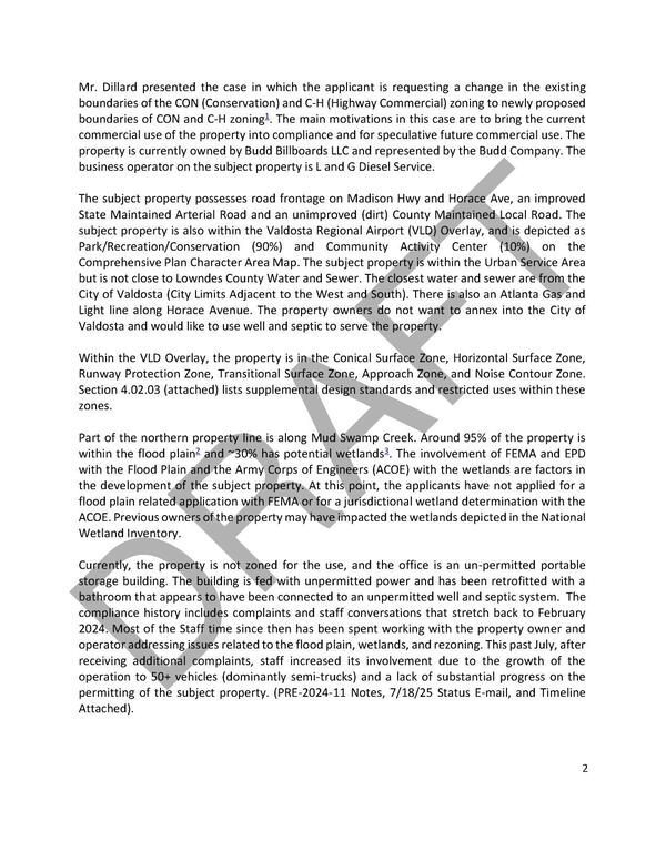 Section 4.02.03 (attached) lists supplemental design standards and restricted uses within these