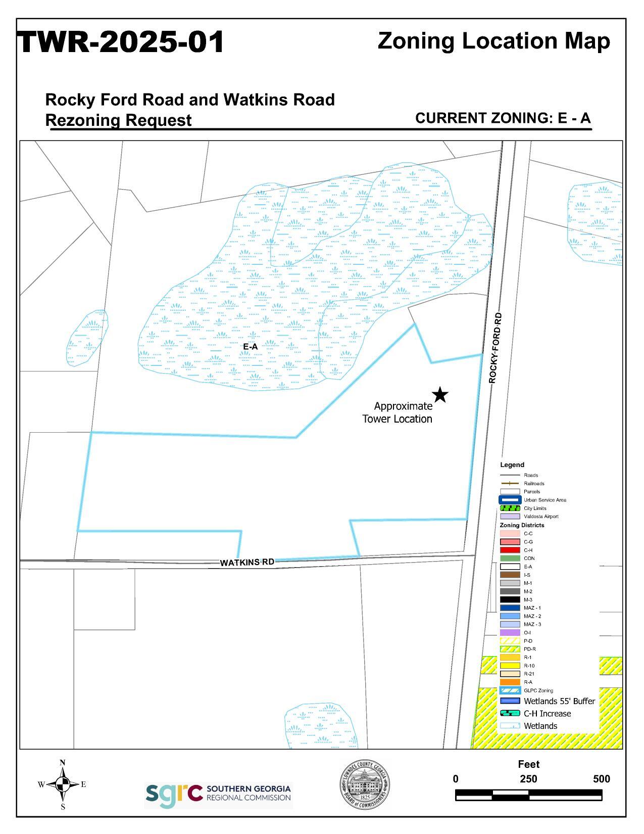 Zoning Location Map