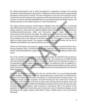 [Section 4.02.03 (attached) lists supplemental design standards and restricted uses within these]