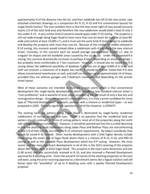 [leaves open the “possibility” of up to 9 dwelling units with a quality Planned Development proposal.]