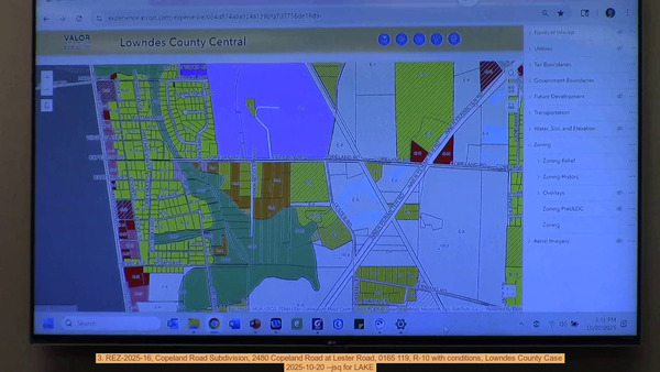 [Movie: 3. REZ-2025-16, Copeland Road Subdivision, 2480 Copeland Road at Lester Road, 0165 119, R-10 with conditions, Lowndes County Case, 2025-10-20 --jsq for LAKE]