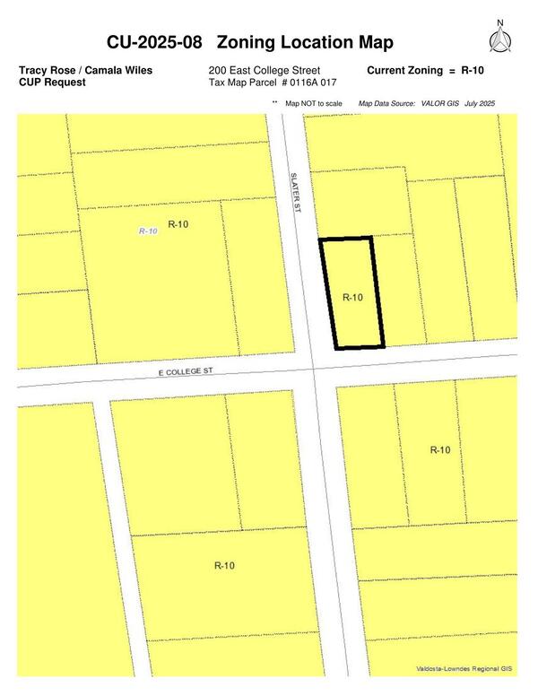 Zoning Location Map