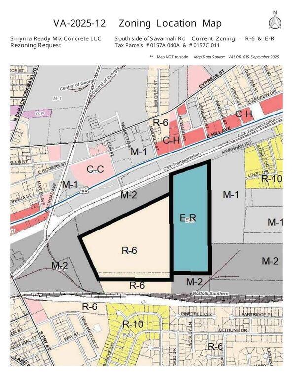 Zoning Location Map