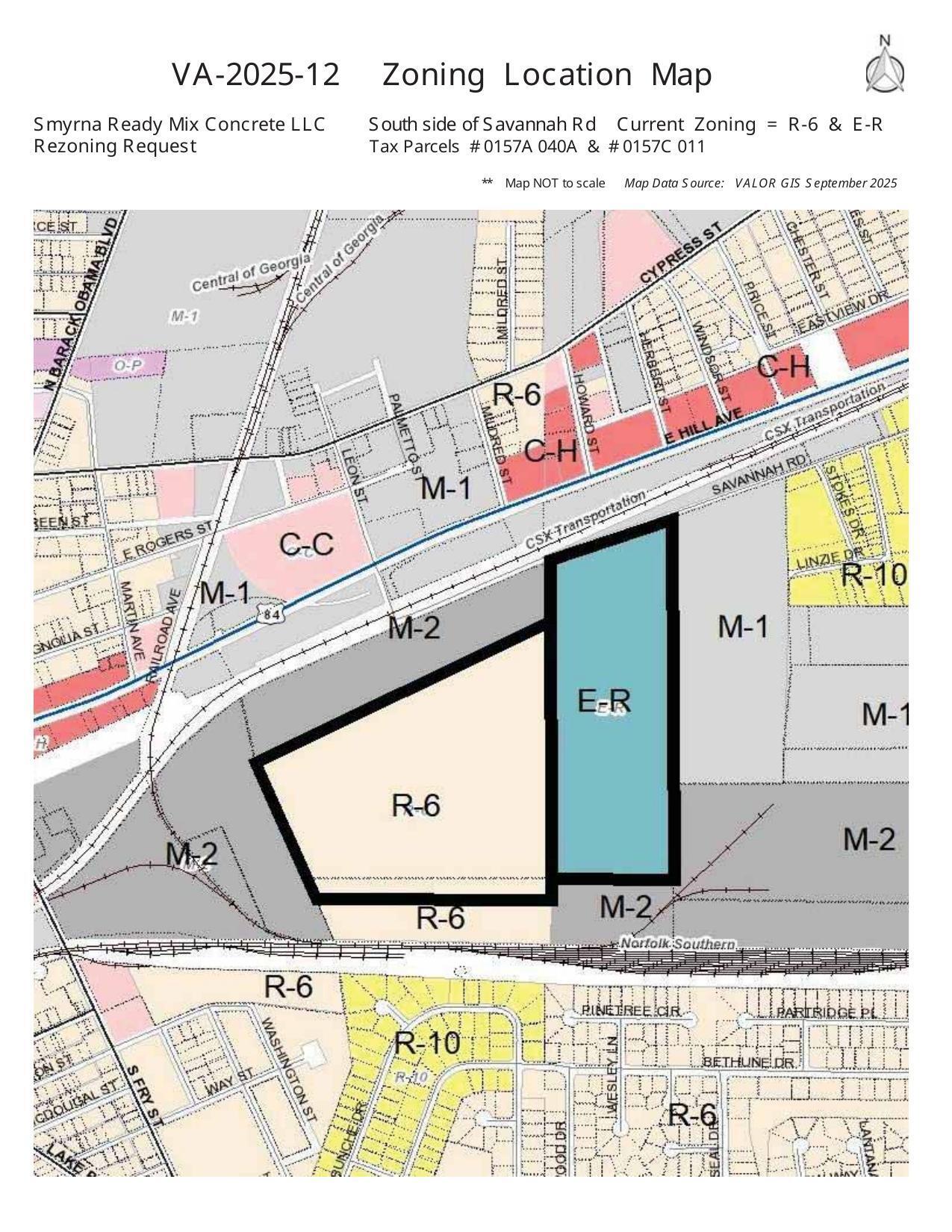 Zoning Location Map