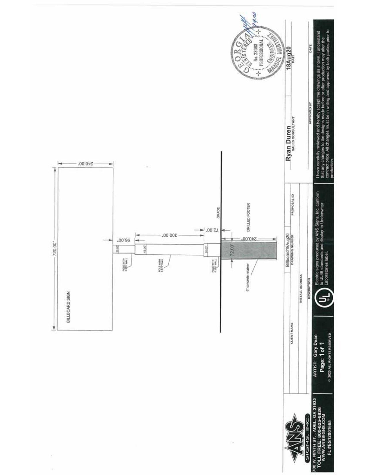 Billboard Plan