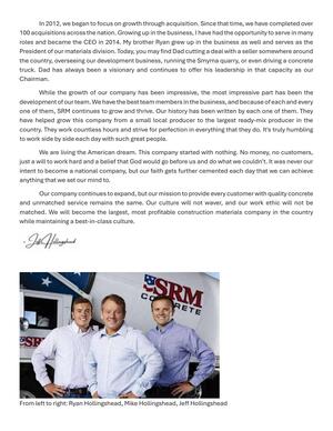 [From left to right: Ryan Hollingshead, Mike Hollingshead, Jeff Hollingshead]