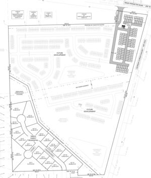 [Map: Proposed R-10 and C-M and Future Development]