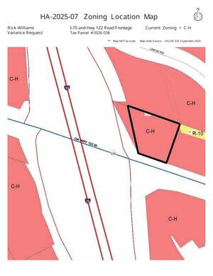 [Zoning Location Map]