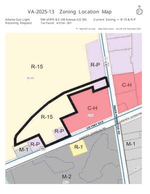 [Zoning Location Map]