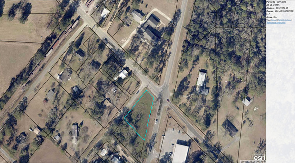 [Map: REZ-2026-04 VII7B, 5507 Central Street, Clyattville, 2026-02-22 --Lowndes County Tax Assessors]