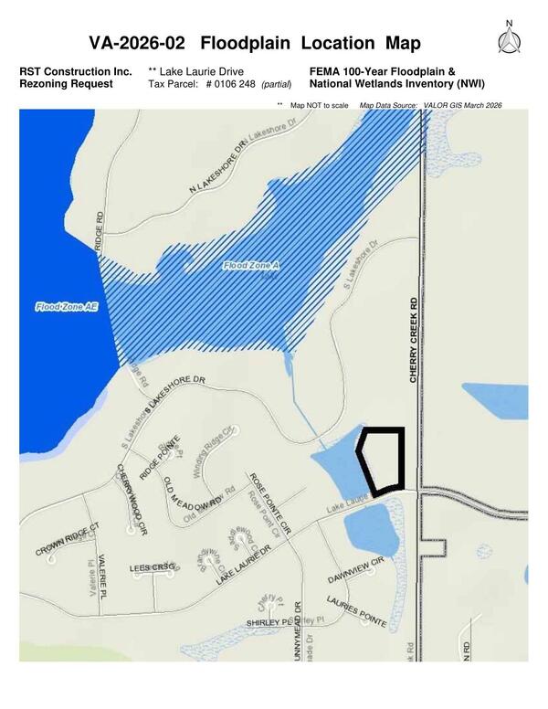 Floodplain Location Map