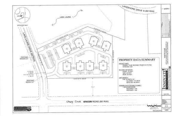 Map: North Park layout