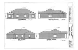 [Front Elevation and Rear Elevation]