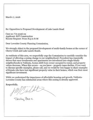 [Applicant: RST Construction]