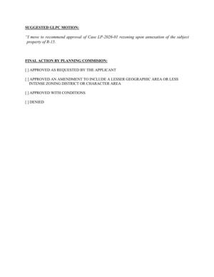 [SUGGESTED GLPC MOTION: I move to recommend approval of Case LP-2026-01 rezoning upon annexation of the subject property of R-15.]