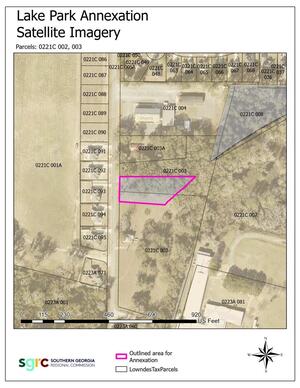[Lake Park Annexation Satellite Imagery]