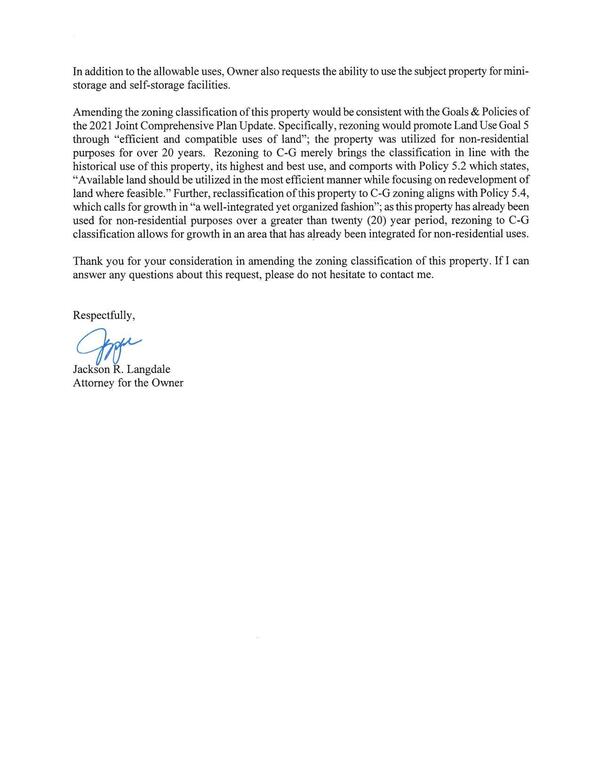 Signed: Jackson R. Langdale