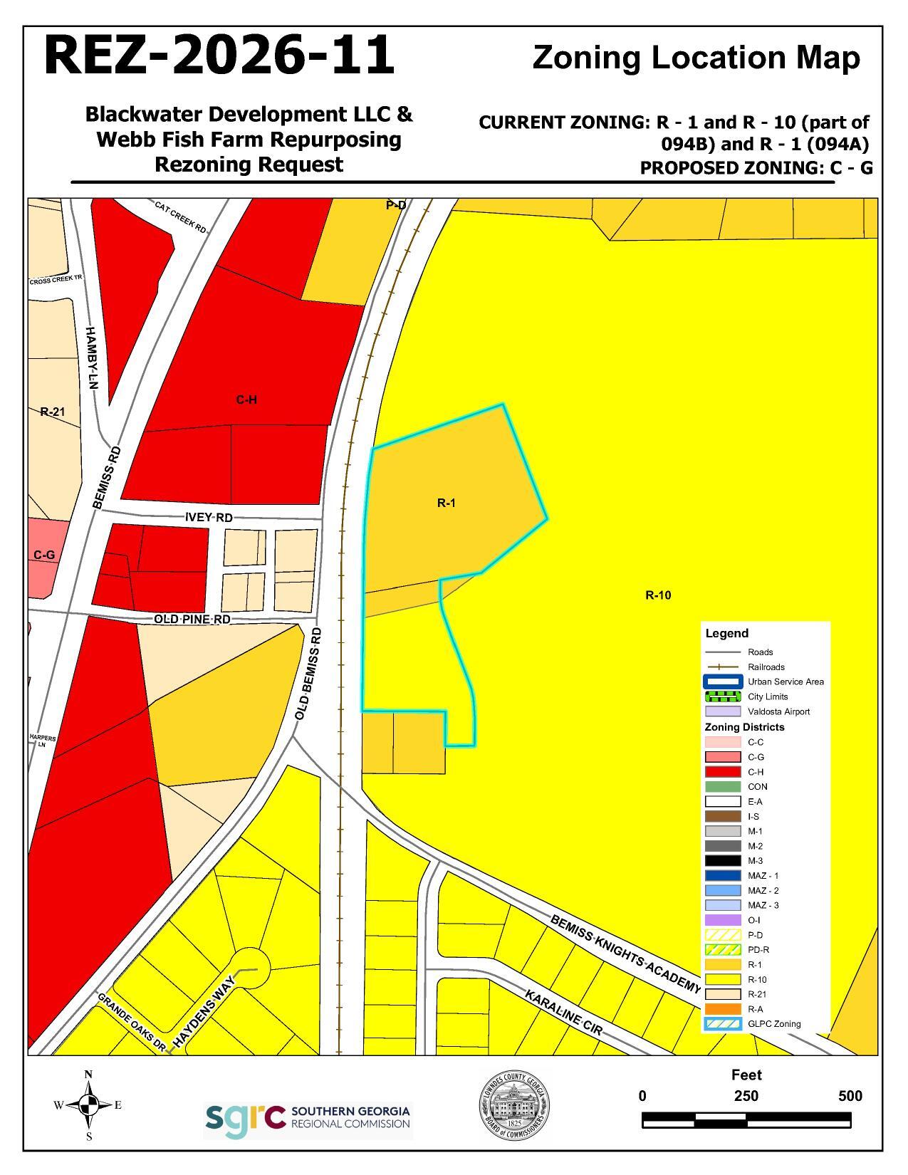 Zoning Location Map