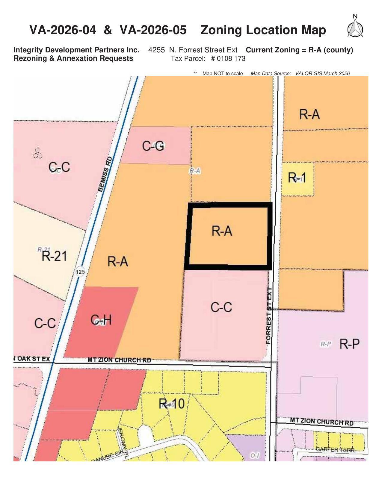 Zoning Location Map