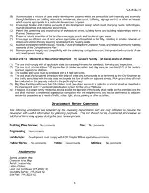 [Development Review Comments]