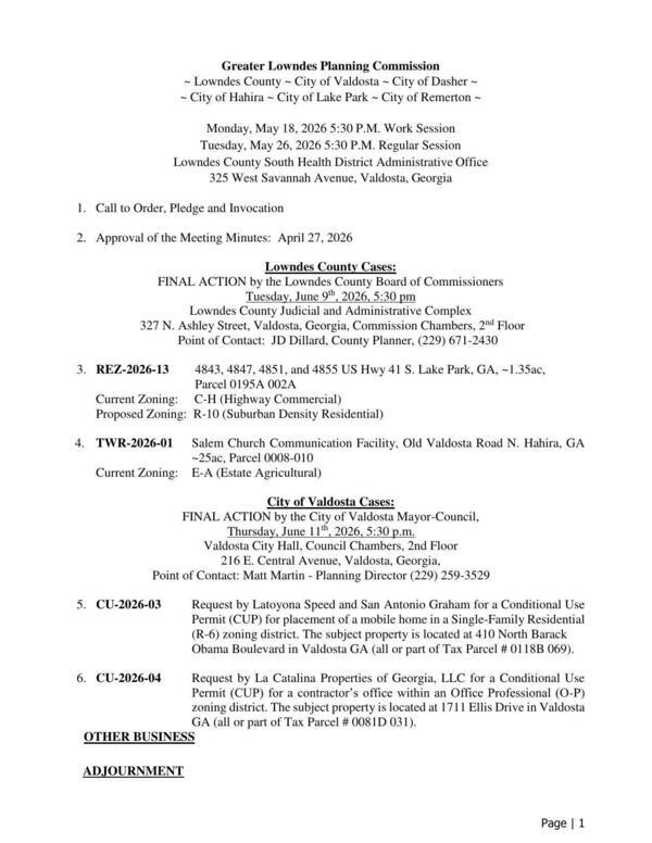 [Agenda 2026-05-26]