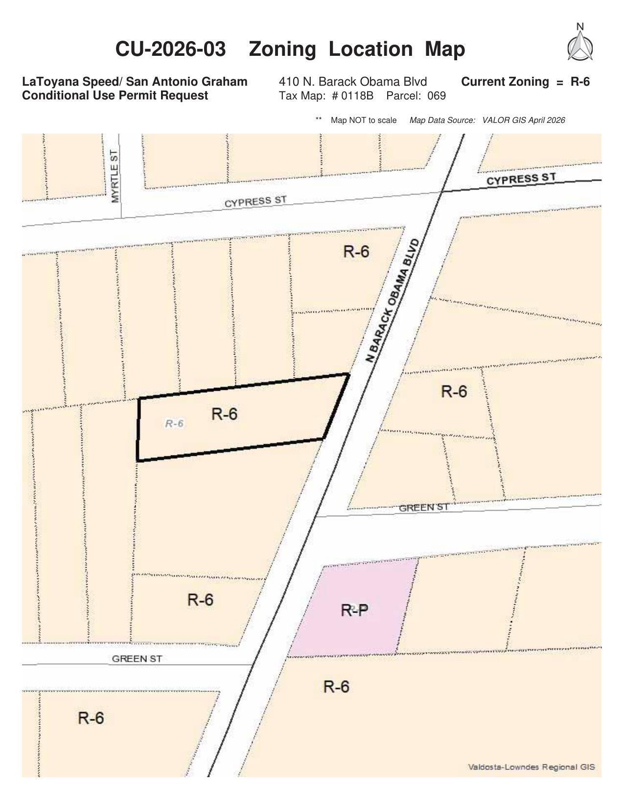 Zoning Location Map