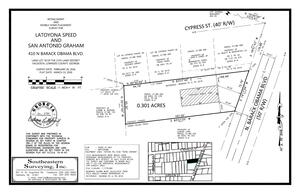 [Retracement and Mobile Home Placement Survey for Latoyona Speed and San Antonio Graham]