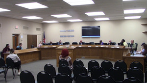 [Movie: Commissioner Touchton recused himself on REZ-2026-13]