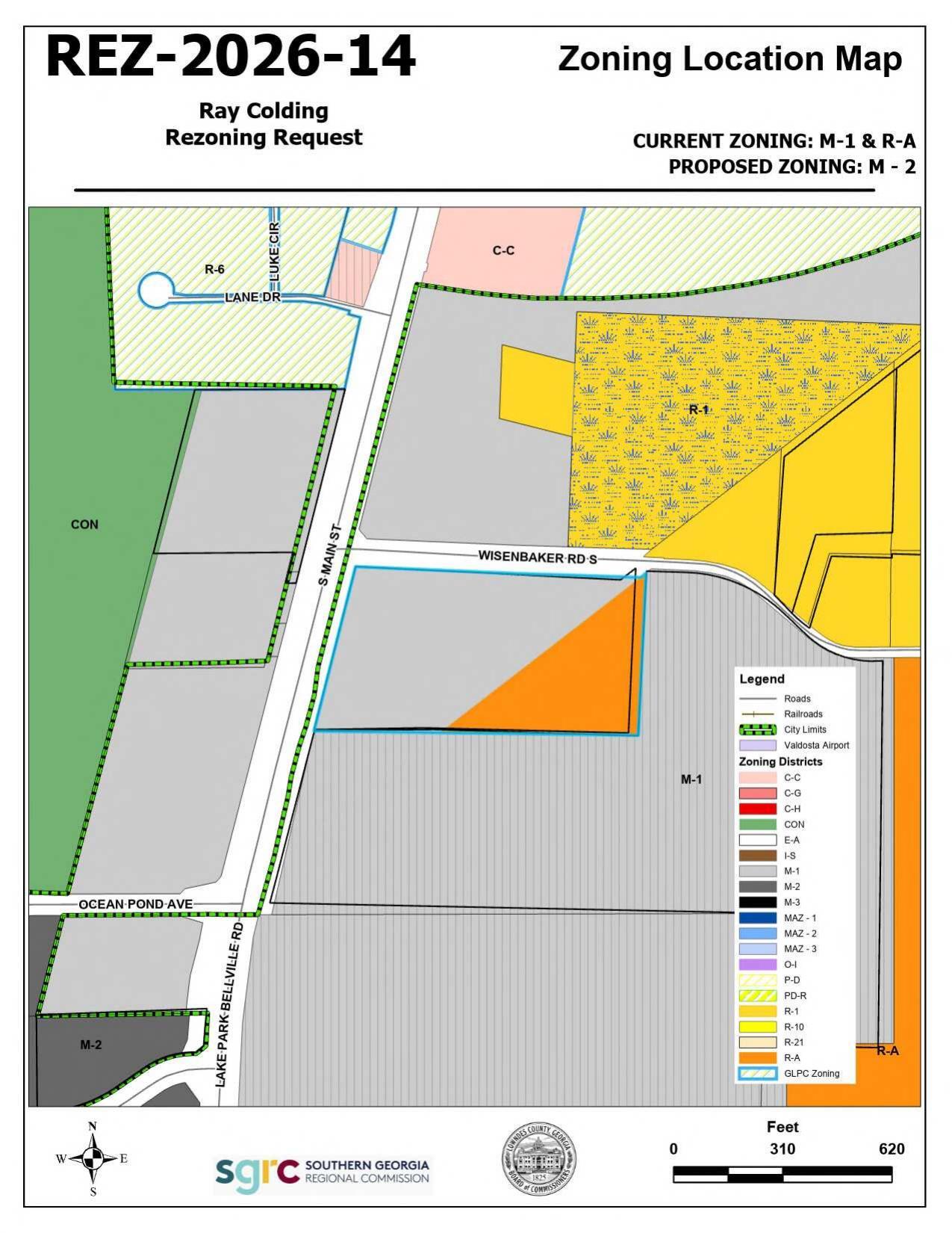 Zoning Location Map