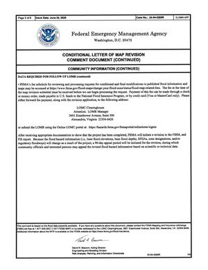 [DATA REQUIRED FOR FOLLOW-UP LOMR (continued)]
