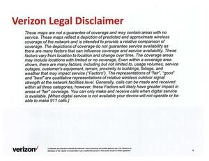 [Verizon Legal Disclaimer]