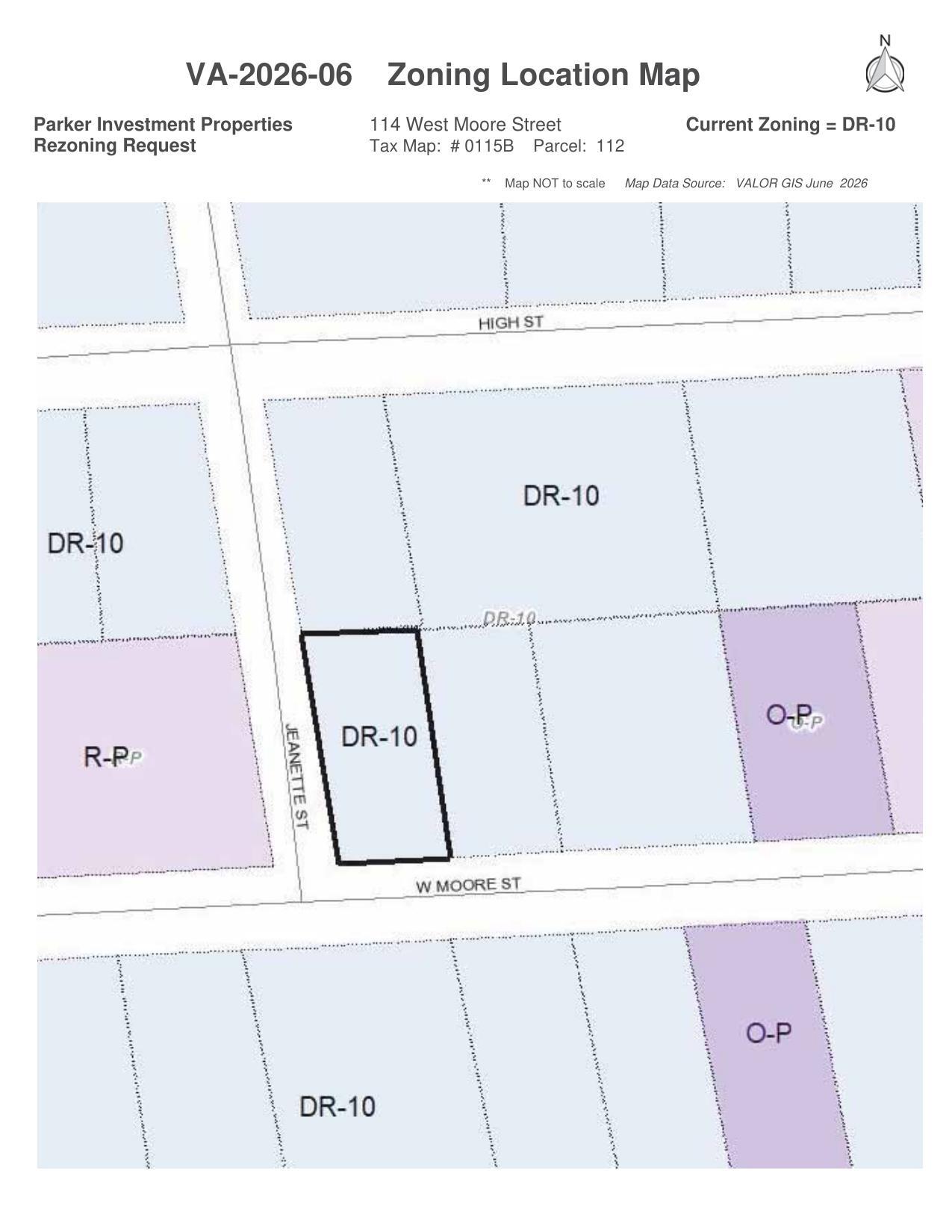 Zoning Location Map
