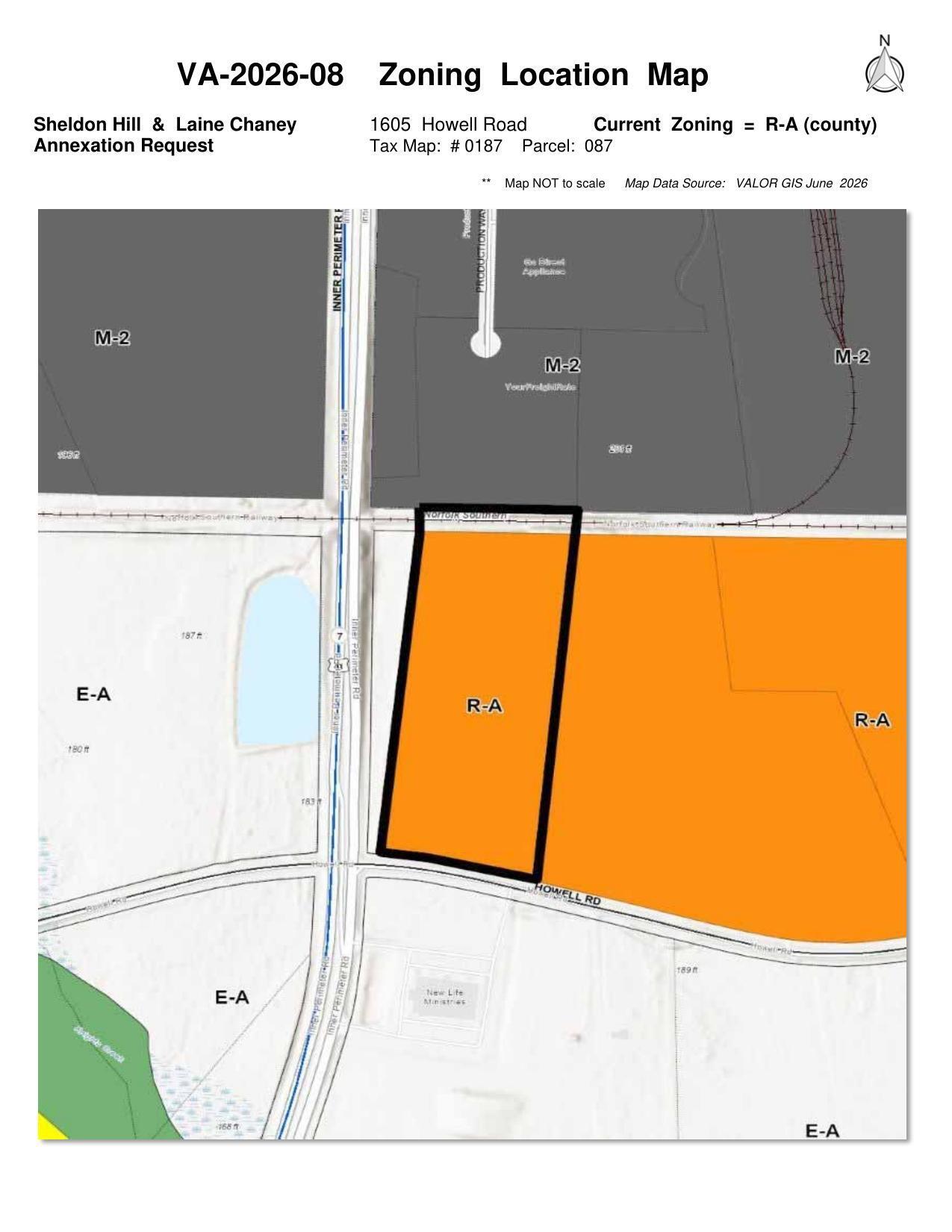 Zoning Location Map