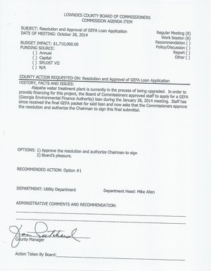 [Agenda item]