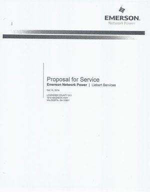 [Proposal for Service (1 of 6)]
