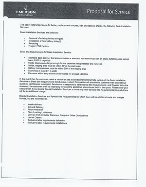 [Proposal for Service (4 of 6)]