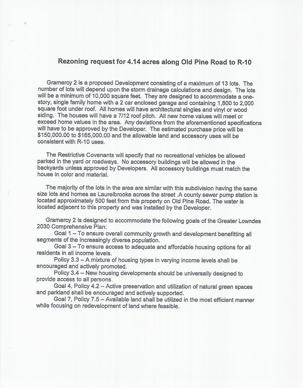 Rezoning Request (1 of 2)