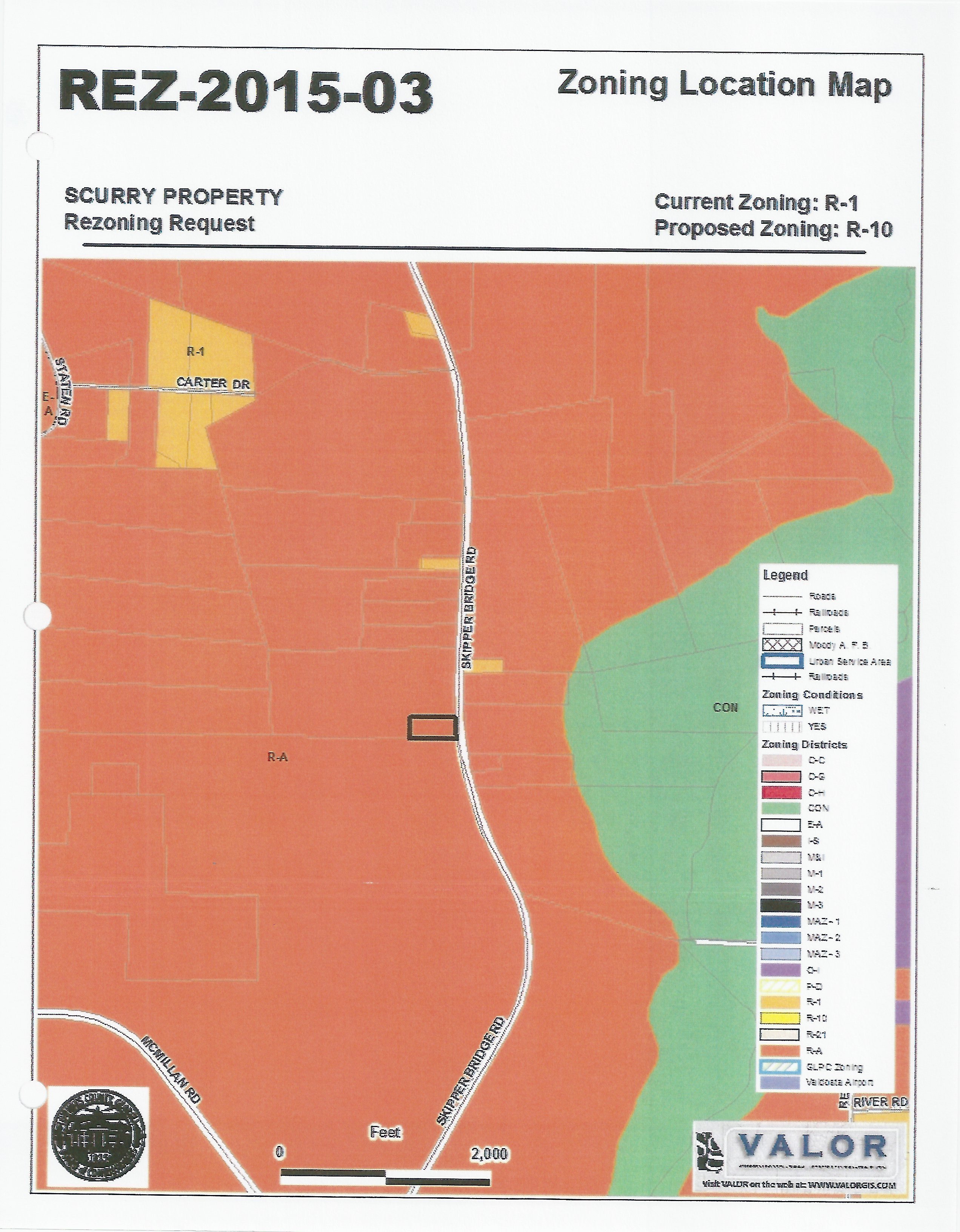 Zoning Location Map