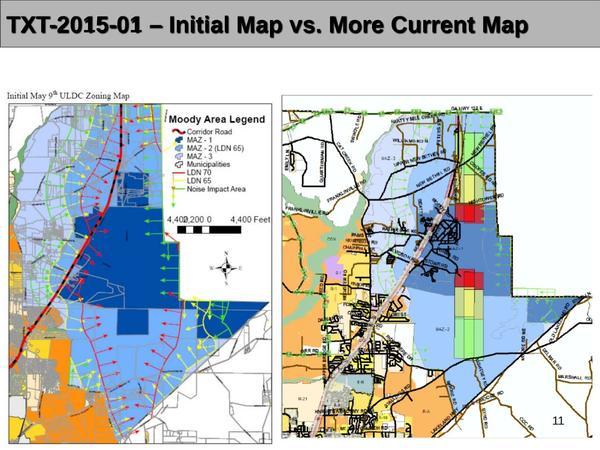 Intiial Map vs. More Current Map