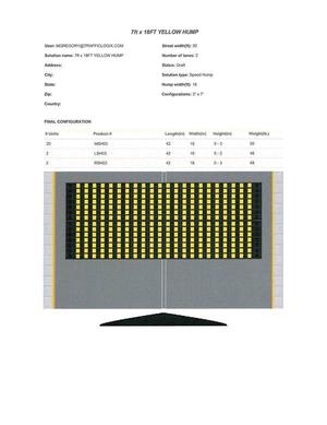 [7ft x 18ft Yellow Hump]