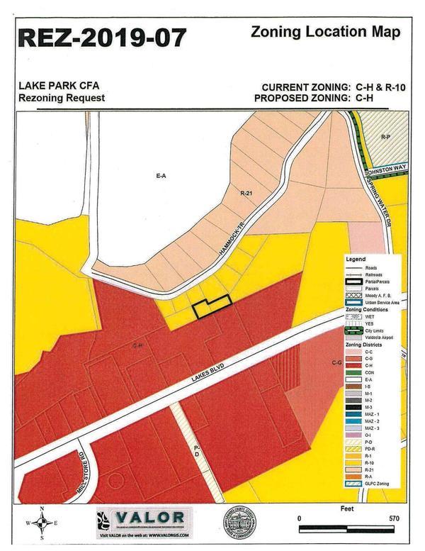 Zoning Location Map