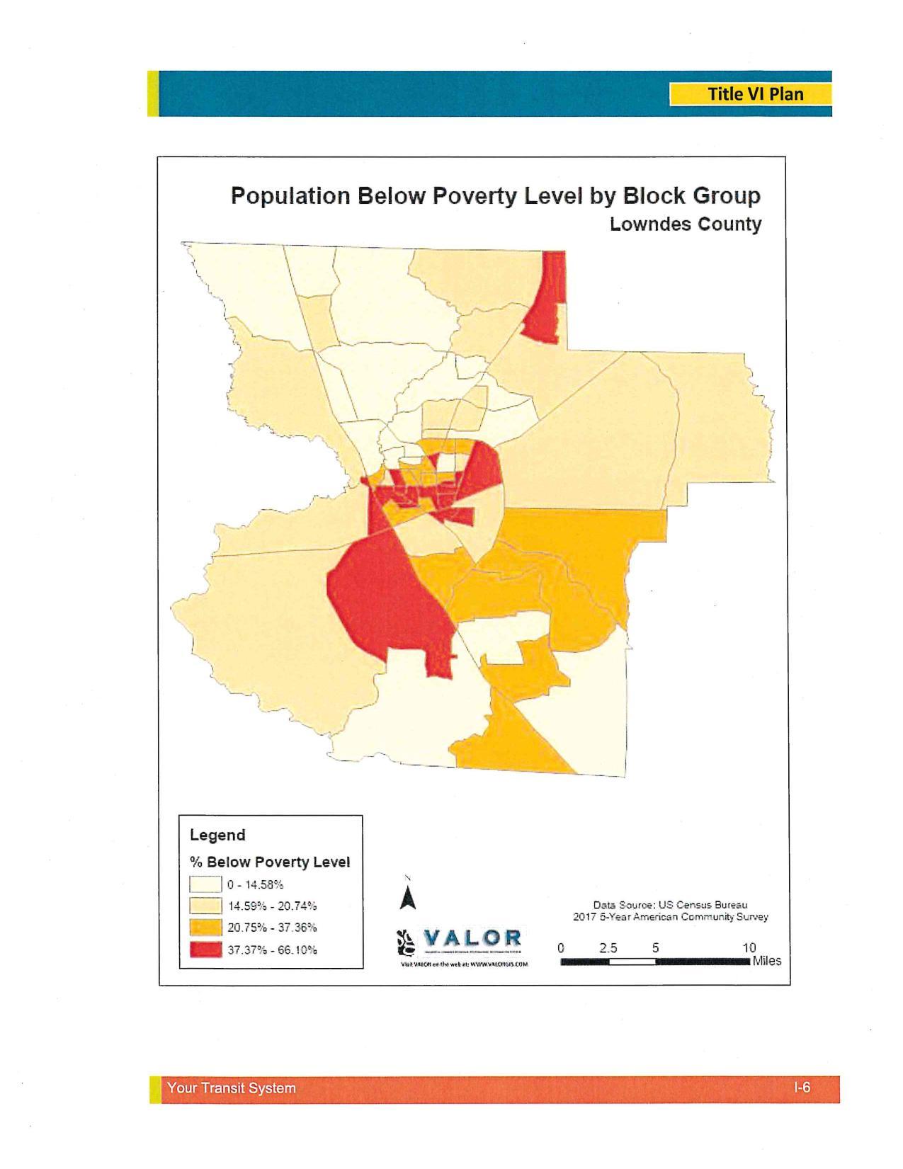 Population Below Poverty Level by Block Group